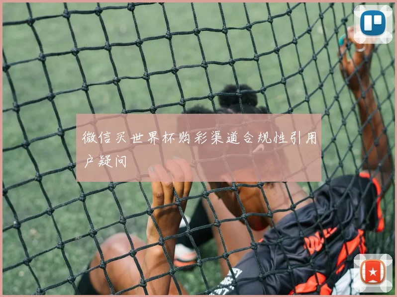 微信买世界杯购彩渠道合规性引用户疑问