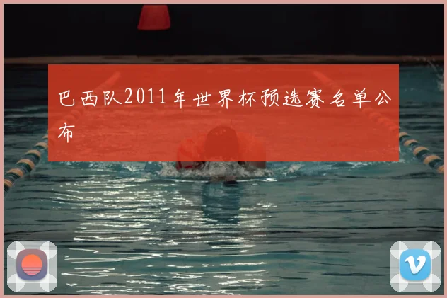 巴西队2011年世界杯预选赛名单公布